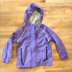 REI Purple Toddler Rainwall Rain Coat Jacket - 4T